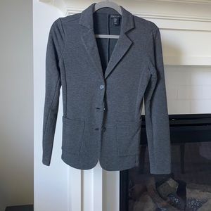 Grey, super soft, NWOT Stretch Blazer.